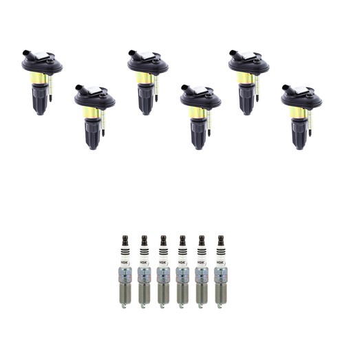 Denso 6 Ignition Coil 6 NGK Iridium IX Spark Plugs Kit For Trailblazer Envoy L6 - Picture 1 of 1
