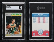 1987-88 Fleer Larry Bird #11 SGC 8 HOF
