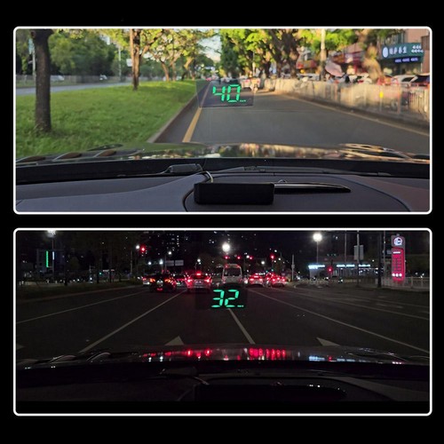Car Speedometer Digital HUD Head Up Display Universal Projectors GPS F2E6 - Picture 12 of 21