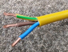 Arctic Flex 3183AG 3-Core Caravan Hook-up Cable 2.5mm² Yellow, 10m 1.40 per metre