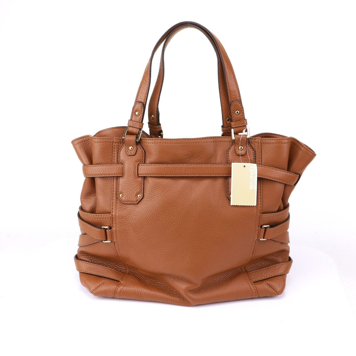 NWT Michael Kors Gansevoort Leather Large NS Tote Luggage | eBay