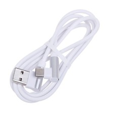 USB C Charger Cable With Easy Access 90 Degree Angled Heads For Phones, Tablets
