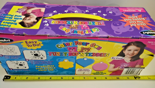 NEU 2002 RoseArt Color your own Fuzzy Bop'N (Bob N) Teddies Rose Art - Bild 11 von 17