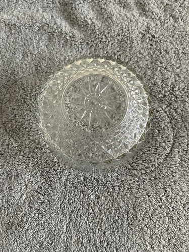 Vintage Arcoroc Jam or Sugar Glass Bowl w/Silver Plated Spoon & Holder - Picture 3 of 8