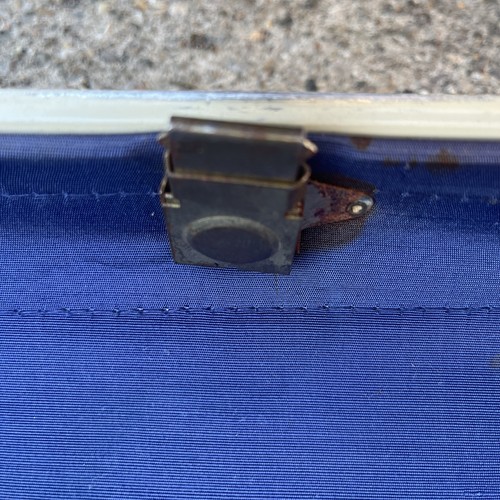 Maleta de equipaje rígida vintage Samsonite Shwayder Bro’s azul mármol 21"" - Imagen 18 de 23