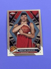 2023-24 Topps Chrome Tristan Vukcevik Rookie #114 Washington Wizards RC (W)