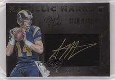 2015 Panini Black Gold Metallic Marks /99 Sean Mannion #MM-SM Rookie Auto RC