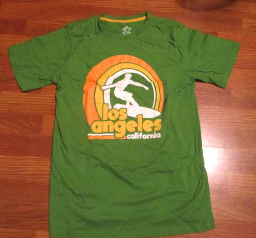 There Abouts~Boy's Green Tee Shirt~Size XL 18/20~Los Angeles, California - Picture 1 of 13