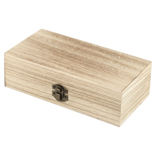 Caja de almacenamiento rectangular retro de madera diseño clásico con practicidad moderna - Imagen 18 de 60