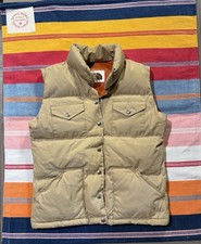 Vintage North Face Down Vest Womens Medium M Puffer Goose USA Outdoor 70s 80s