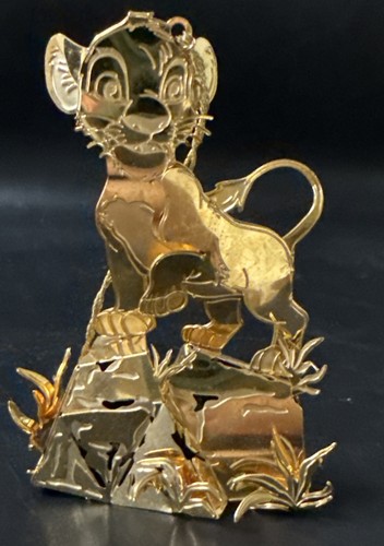 Danbury Mint - Adorno de Navidad Dorado Disney - Rey León "SIMBA" - Imagen 2 de 10