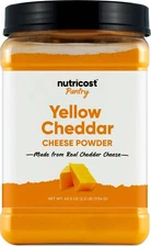 Nutricost Pantry Yellow Cheddar Cheese Powder (2.5 Pounds Per Bottle)