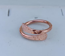 Handmade 100 Copper Warp Ring: Adjustable Twist Ring , All Size
