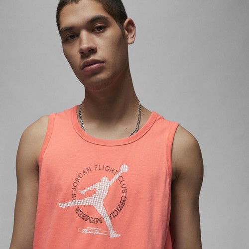 Herren Air Jordan Flight MVP Tank Top Größe Medium DX9575-814 Magic Ember/weiß - Bild 3 von 5