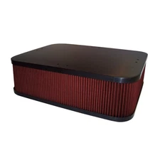 Green Filter Sprint Car Air Box Kit & Filter (Flat Base & Top Plate w/5in. Tall