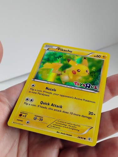 2016 Pokemon Pikachu 26/83 XY Generations Toys R Us Holo Promo NM - Picture 6 of 12