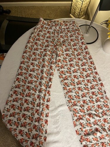 Charlotte Russe | Wide Leg Floral Summer Pants Women's Medium - Picture 5 of 9