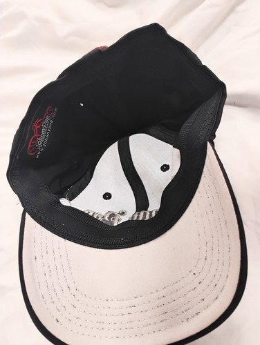 JOHNNY PAG Motorcycle Embroidered Biker Trucker Hat, Black, NEW - Picture 4 of 4