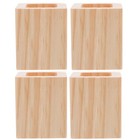 4 Pcs Chair Leg Risers Wooden Furniture Heightening Feet Blocks to Raise