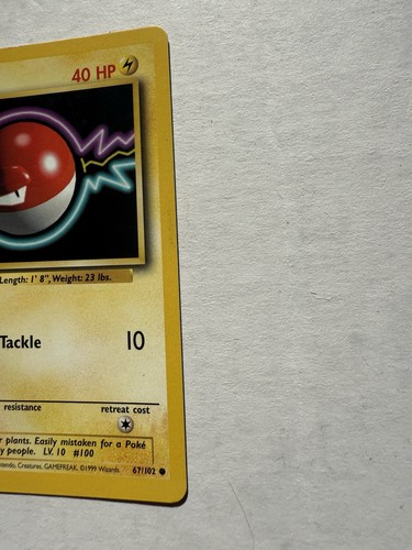 1999 Voltorb - Base Set Unlimited - 067/102 - NM - Picture 7 of 14