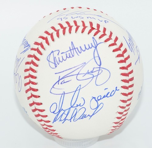1995 Atlanta Braves WS CHAMPS Team Signed BASEBALL w/ 14 Autos + JSA COA #WC903 - Picture 6 of 7