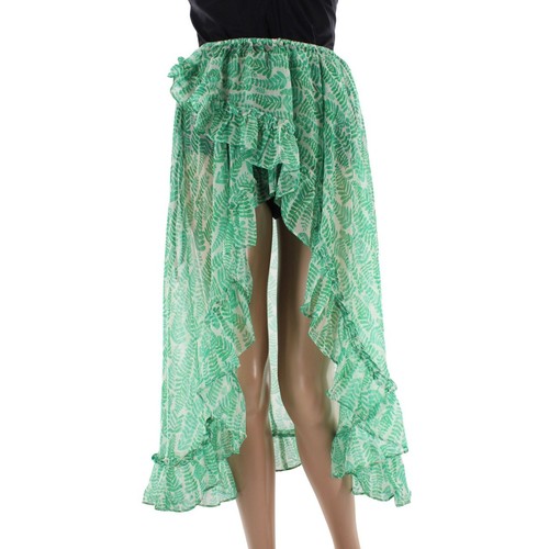 Vince Camuto Foilage Ruffle Pareo Cover-Up with Ruffle #K216 - Picture 2 of 3