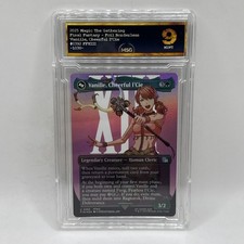 Vanille, Cheerful l'Cie - Borderless Foil MTG Final Fantasy FFXIII Graded 9