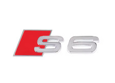 AUDI S6 CHROME LETTERING EMBLEM REAR BOOT TRUNK BADGE