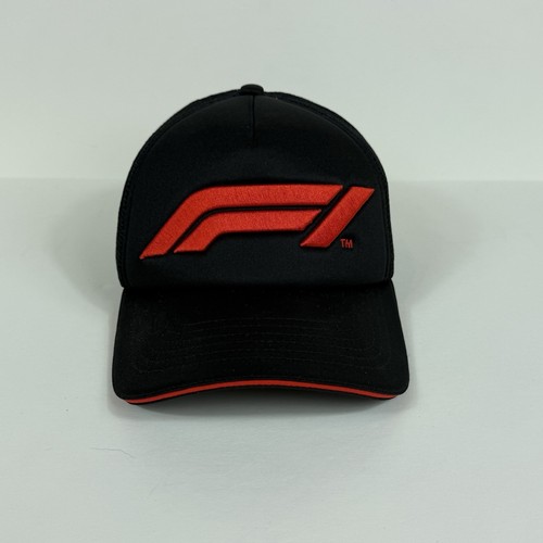 F1 Logo Trucker Hat, Mesh Adjustable Red/Black - Bild 1 von 3