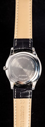 Orologio Citizen WR50 Quarzo Uomo Quadrante Nero -- Funzionante, Cassa Ø40mm - Foto 7 di 7