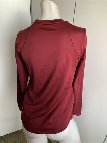 Under Armour Damen Small Fitted Maroon Langarmshirt - Bild 3 von 4