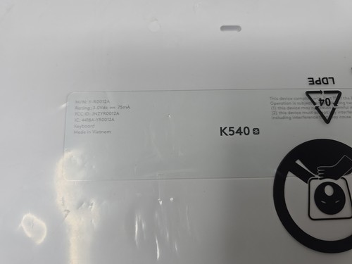 Brand New Sealed Logitech K540 Advanced Wireless Keyboard Only Read - Picture 10 of 21