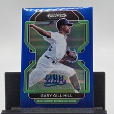 2022 Panini Prizm Draft Picks #PDP194 Gary Gill Hill Base Autographs Blue #/99