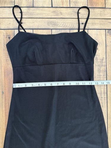 Vtg Y2K 90s Jodi Kristopher Midi Dress Size Small Empire Waist Slip Dress - Picture 4 of 10