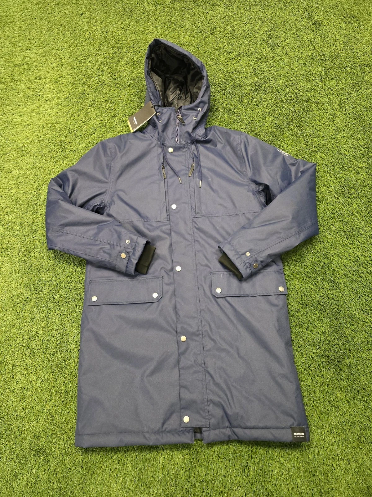 Tretorn Tempest Padded Long Jacket Medium Men's RRP £ 165 Navy