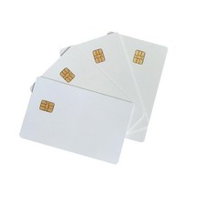 Wholesale 50Pcs ISO7816 Contact SLE 4442 Chip PVC Smart White IC Cards E