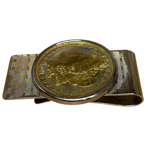 Bradford Exchange kolorierte Morgan Dollar Geldklammer 1921 (nie benutzt mit Echtheitszertifikat) - Bild 3 von 10