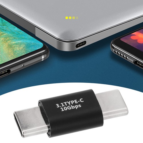 USB C Extender Adapter Type C 3.1 Male To Male Adapter Support Fast Charge 10 FY - Zdjęcie 11 z 22