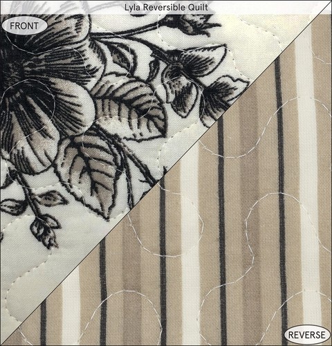 Paseo Road Lyla 3 Piece Quilt Set with Pillow Shams, King Size, Floral Cotton... - Bild 7 von 9