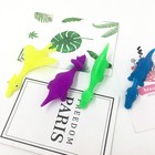 12pcs Finger Toys Flying Toy Simulation Dinosaur Rubber Band Stretchy Toys