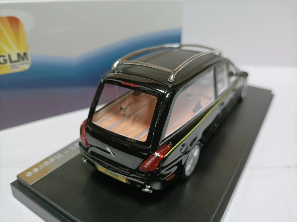 Coche fúnebre GLM 1:43 Jaguar Coffin modelo Jaguar XJ X351 Wilcox Eagle negro Foto 3 de 4
