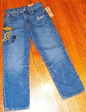 POLO RALPH LAUREN AUTHENTIC JUNIOR BOYS BRAND NEW ORIGINAL JEANS Size 10, NWT