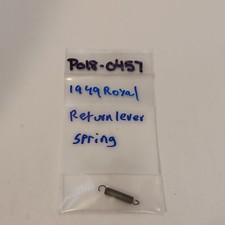 Royal Quiet Deluxe Typewriter Return Lever Spring 1949 FREE SHIPPING thumbnail