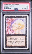 1994 SENGIR VAMPIRE Magic MTG Revised Edition PSA 7