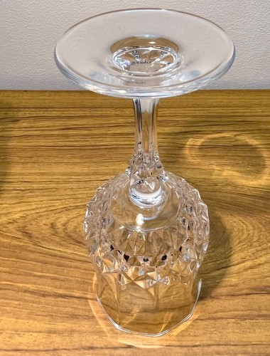Juego de 6 copas de vino Cristal D’Arques Longchamp 24 % cristal de plomo, Francia en muy buena condición - Imagen 9 de 10