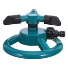 2 Pcs Plastic Lawn Sprinkler Triple Arm Rotating Garden Water Sprinkler