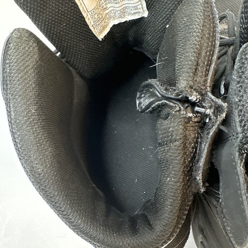 Thorogood Boots 6" Crosstrex Side Zip Waterproof Black Size 14 Wide 804-6290 - Picture 6 of 10