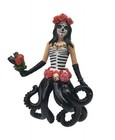 December Diamonds Catrina Sugar Skull Mermaid Octopus Christmas Holiday Ornament