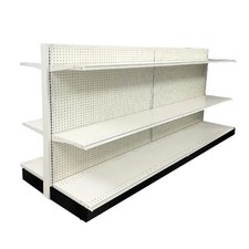 48X18X54" Display Merchandiser Unit, Excluding Shelves, Antique White