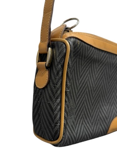 Vintage Mark Crossbody Shoulder Signature Canvas Herringbone Bag / Purse Italy - Picture 7 of 15